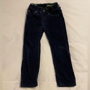 J. Crew Boys' stretch corduroy pant 4T Navy Blue